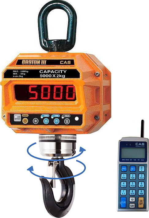 Крановые весы CAS Caston-III 15 THD TW-100 — весы крановые, ориентир от 240 729 ₽