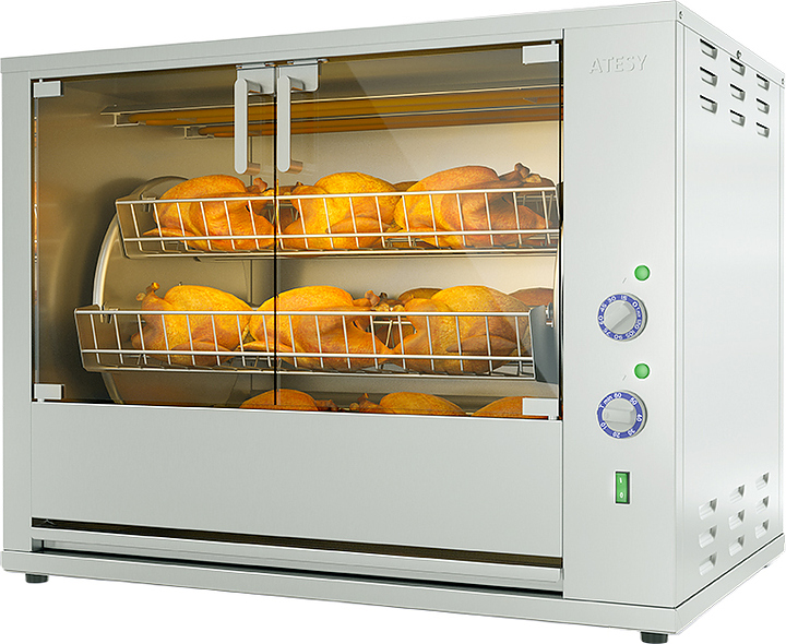 Гриль для кур ATESY Командор-6Э-Т-380 — грили для кур, ориентир от 102 435 ₽