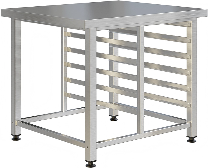 Подставка Restoinox ППКР-1-75/73 под пароконвектомат UNOX XEVC/XV — подставки и подтоварники, ориентир от 20 052 ₽