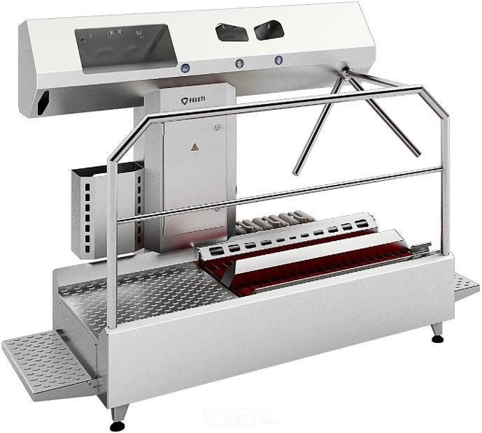 Станция гигиены рук и обуви FELETI SO-4 — санпропускники, ориентир от 1 084 630 ₽