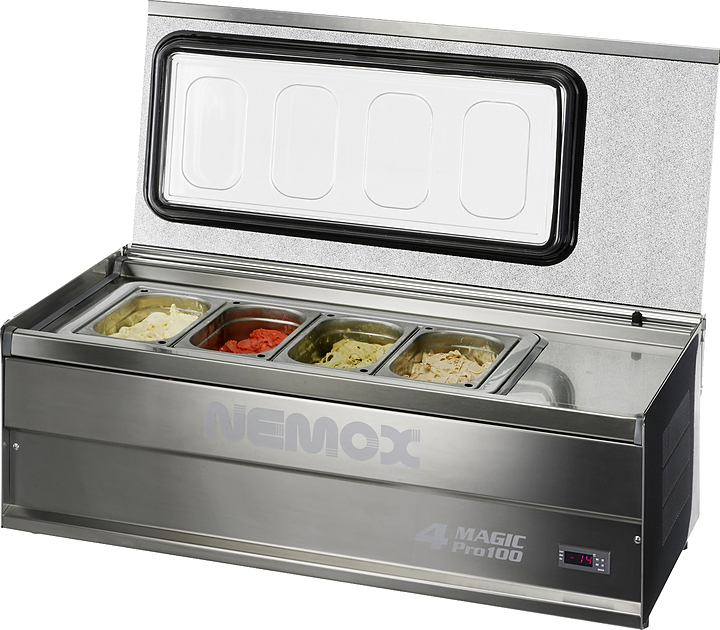 Витрина для мороженого Nemox 4 Magic Pro100 — витрины для мороженого, ориентир от 394 350 ₽