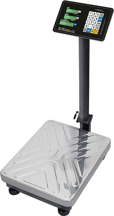 Весы напольные Mertech M-ER 333 ACP-150.50 "TRADER" с расч. стоимости LCD — весы напольные, ориентир от 15 119 ₽