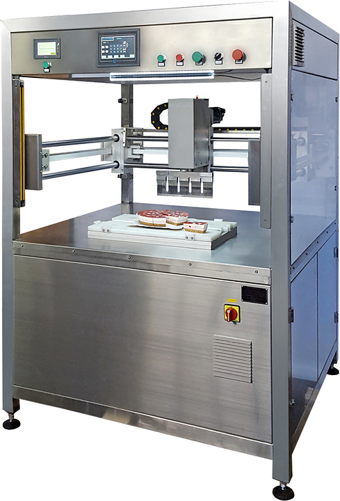 Машина вертикальной нарезки тортов и бисквита Danler Ultrasonic GL-400 — машины для нарезки бисквита