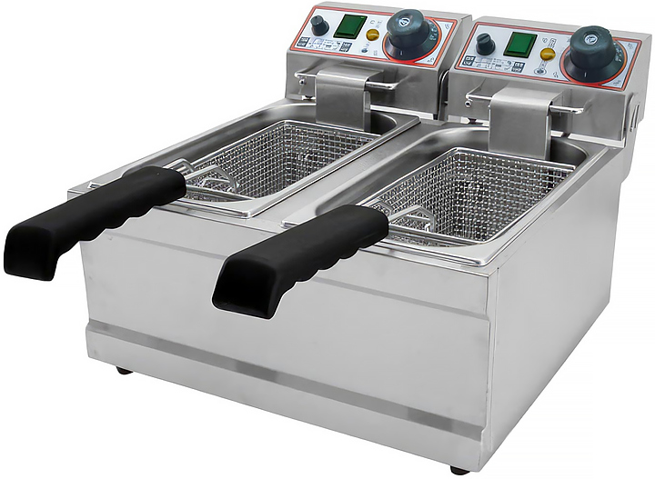 Фритюрница электрическая BECKERS FB 4+4 LTA — фритюрницы, ориентир от 29 157 ₽