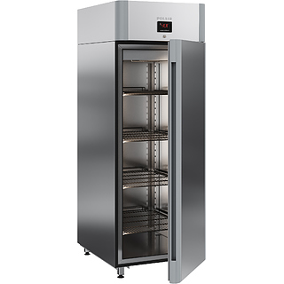 Шкаф холодильный POLAIR CM107-Gm (R290) Alu, ракурс 3