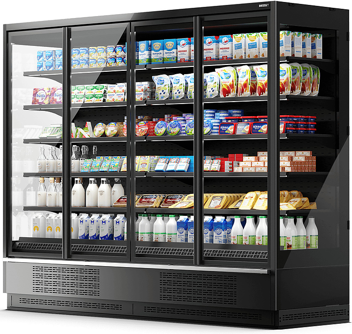 Горка холодильная Dazzl Vega DG 080 H210 M 250 Plug-in мясная — витрины вертикальные