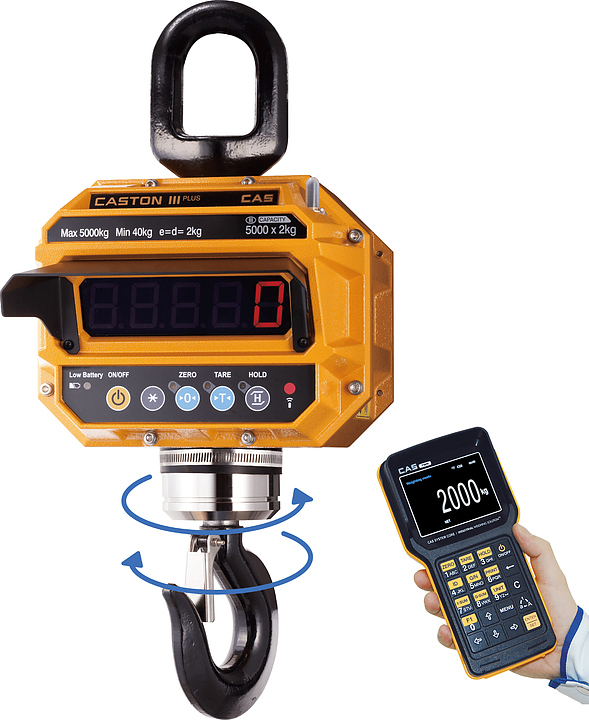 Крановые весы CAS Caston-III 5 THD RF TWN-B Plus — весы крановые, ориентир от 139 421 ₽