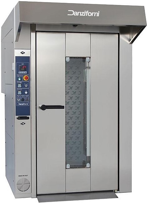 Печь ротационная Danziforni Prisma S1 6080 + 6 тележек на 16 уровней и 3 тележки на 18 уровней — печи ротационные, ориентир…