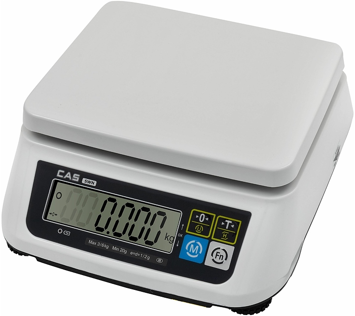 Весы настольные CAS SWN-06 (SD) RB — весы настольные, ориентир от 8 354 ₽
