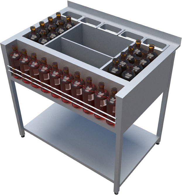 Станция коктейльная BARMADE Номер 2 (1000х700х900 мм) — барные модули