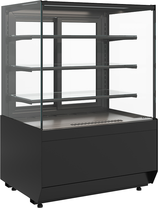 Витрина кондитерская Carboma KC70 VM 1,3-1 Light версия 2.0 (Techno 9005) — витрины кондитерские, ориентир от 112 115 ₽