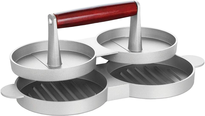 Пресс для изготовления котлет P.L. Proff Cuisine 81240254 "Гамбургер" двойной 120 мм — формовочное оборудование, ориентир…