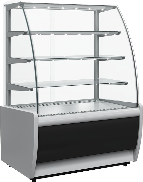 Витрина кондитерская Carboma K70 VM 0,9-1 Light (ВХСв - 0,9д Техно) — витрины кондитерские, ориентир от 104 049 ₽