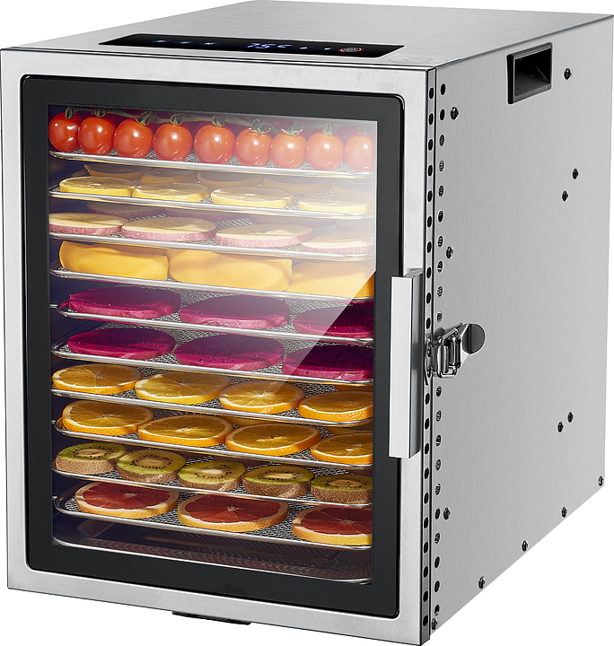 Сушилка для овощей и фруктов Airhot FD-10 GLASS-B — дегидраторы, ориентир от 13 626 ₽