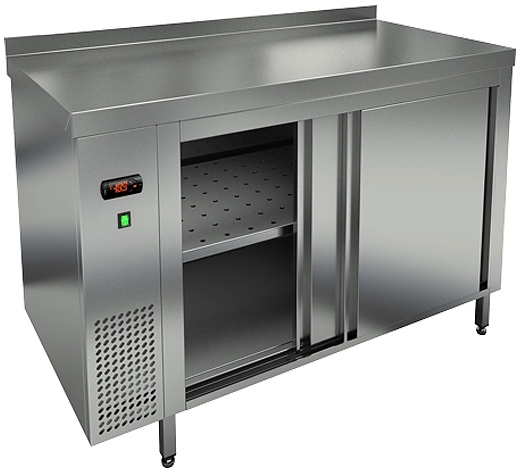 Стол тепловой HICOLD TS 11 GN, двери-купе — столы и шкафы тепловые, ориентир от 79 666 ₽