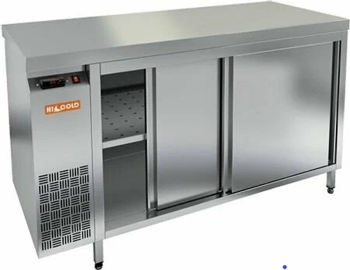 Стол тепловой HICOLD TS 14 GN O, двери-купе — столы и шкафы тепловые, ориентир от 90 247 ₽