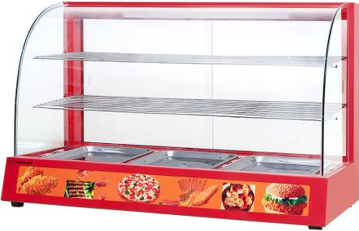 Витрина тепловая Hurakan HKN-WD3E — витрины тепловые, ориентир от 25 129 ₽