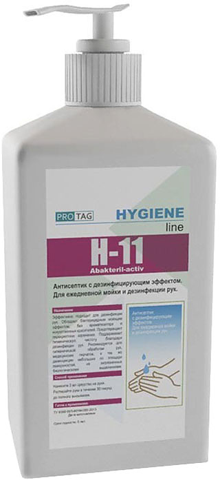 Средство для дезинфекции PROTAG Hygiene line H-11 1 л — средства дезинфекции, ориентир от 1 026 ₽