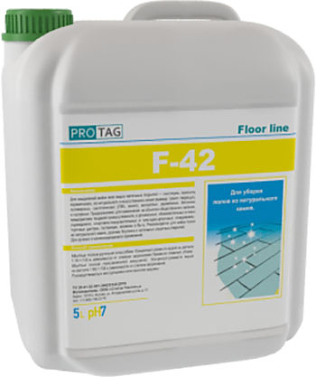 Средство для мытья пола PROTAG Floor line F-42 5 л — чистящие и моющие средства, ориентир от 1 556 ₽