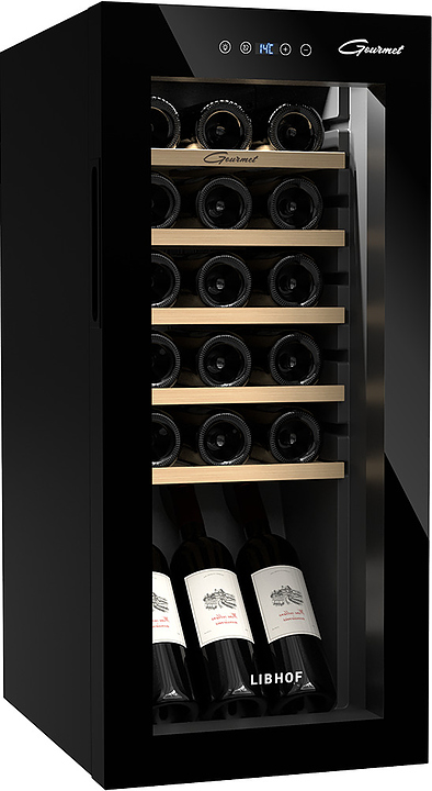 Винный шкаф Libhof Gourmet GM-18 black — винные шкафы, ориентир от 27 999 ₽