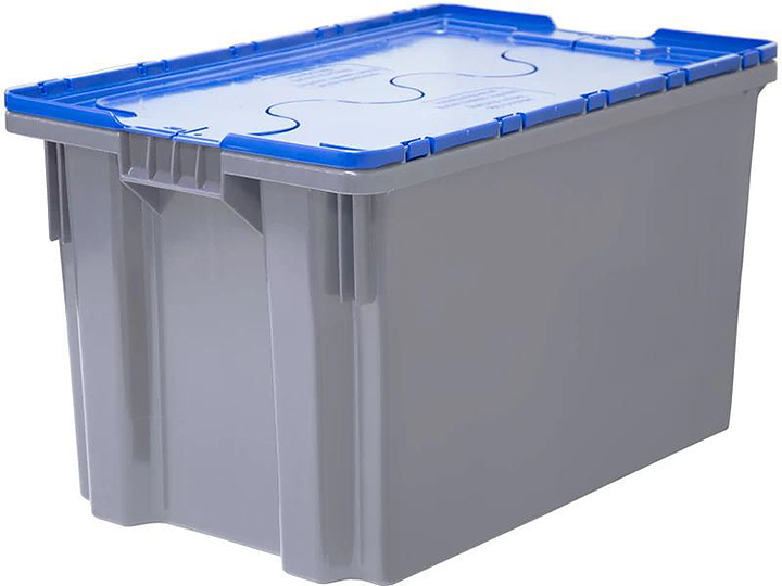 Ящик универсальный ТАРА.РУ FUTURA Safe Pro 603-1 SP ГД ВС 600х400х350 мм серый — ящики для продуктов, ориентир от 1 513 ₽