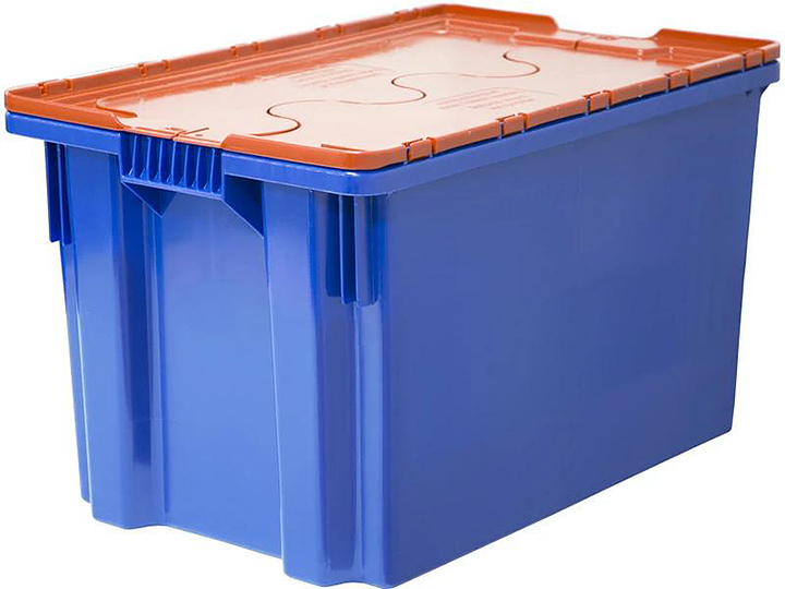 Ящик универсальный ТАРА.РУ FUTURA Safe Pro 603-1 SP 600х400х365 мм синий — ящики для продуктов, ориентир от 1 794 ₽