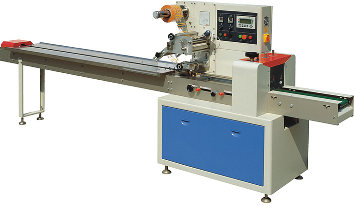 Машина упаковочная Hualian DXDZ-250D (3 servo, рег. форм., min bag L 150, S 250, H 60, 1 позиц. нож) — горизонтальные…