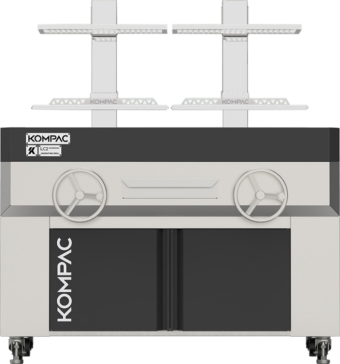 Гриль аргентинский двойной Kompac NS-132Dual — печи на твердом топливе, ориентир от 724 500 ₽