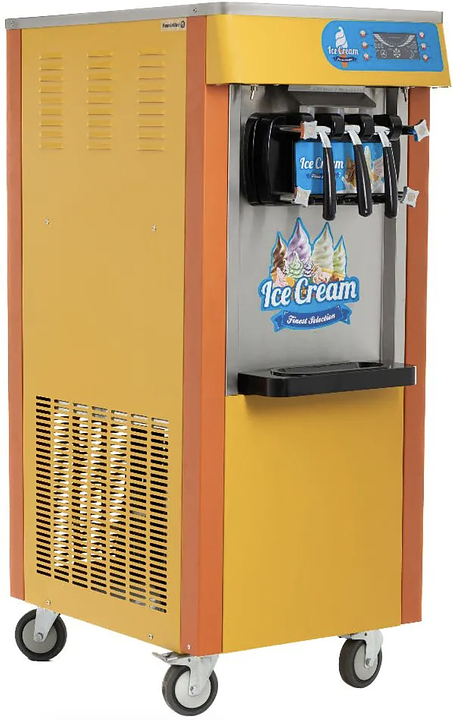 Фризер мягкого мороженого Foodatlas MQ-L18 Eco желтый — фризеры для мороженого, ориентир от 119 056 ₽