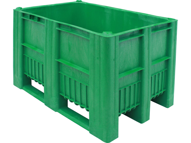 Контейнер ТАРА.РУ C-Box 1208 S (740) 1200х800х740 мм (сплошной на полозьях) серый — контейнеры крупногабаритные, ориентир…