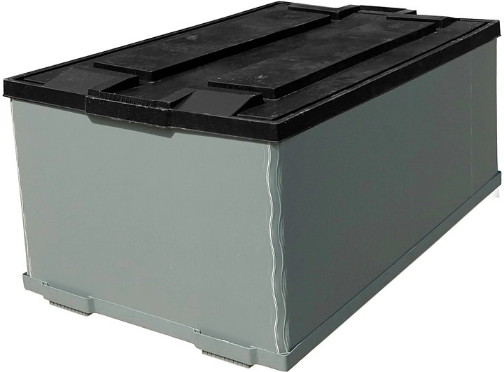 Контейнер ТАРА.РУ P-Box H700 L 1200х800х760 мм (сплошной) разборный с крышкой — контейнеры крупногабаритные, ориентир от 17…