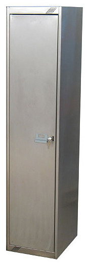 Модульный металлический шкаф КМК завод SL-1S 1800×300×495 мм нержавеющая сталь — шкафы для одежды, ориентир от 18 630 ₽