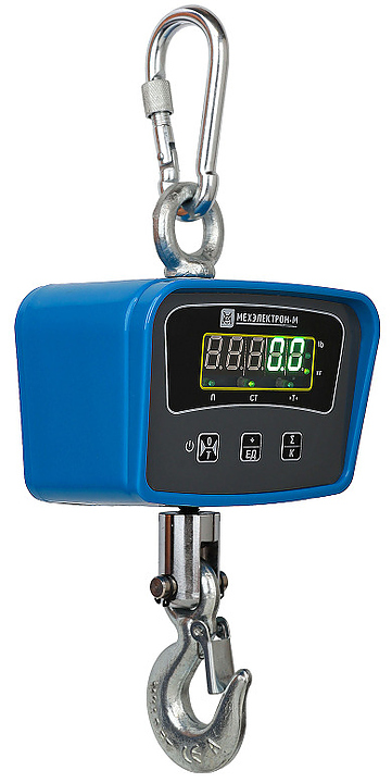 Крановые весы Мехэлектрон-М ВКМ-III-500-Д 360 МК1 LED (аккумулятор) синий — весы крановые, ориентир от 6 180 ₽