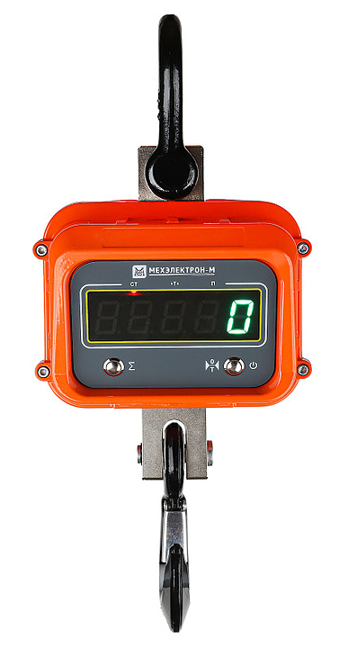Крановые весы Мехэлектрон-М ВКМ-X-5000-Д МК1 LED (аккумулятор) оранжевый — весы крановые, ориентир от 25 270 ₽