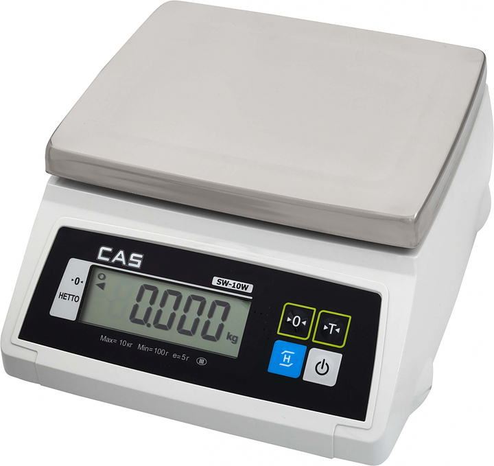 Весы порционные CAS SW-10W — весы настольные, ориентир от 13 827 ₽