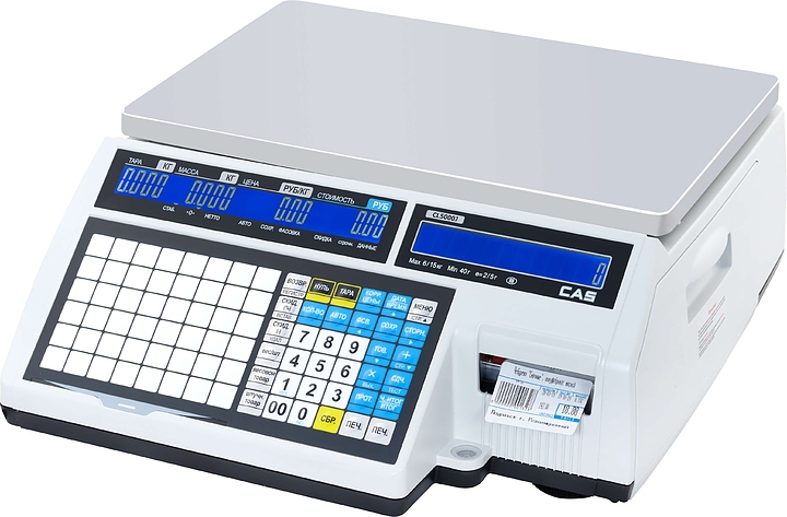 Весы торговые CAS CL5000J-15IB TCP-IP — весы настольные, ориентир от 61 298 ₽