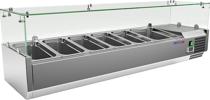 Витрина холодильная Cooleq VRX 1500/380 — витрины настольные, ориентир от 36 443 ₽