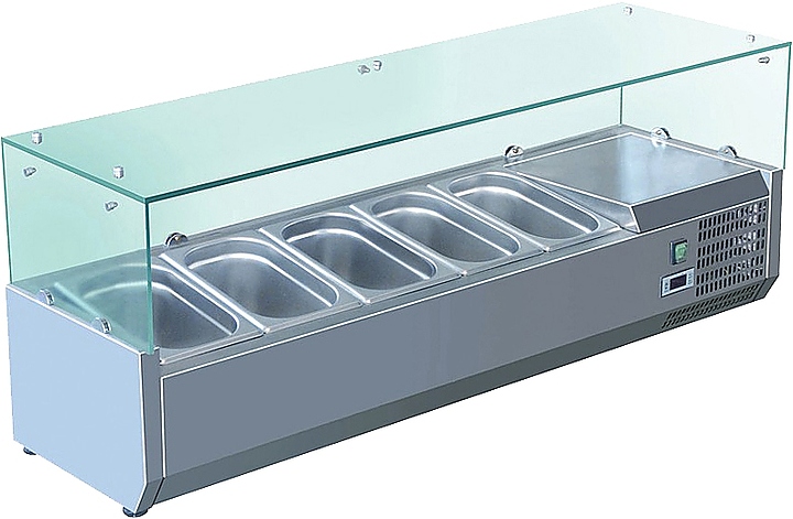 Витрина холодильная VIATTO VRX 1200/330 — витрины настольные, ориентир от 49 211 ₽