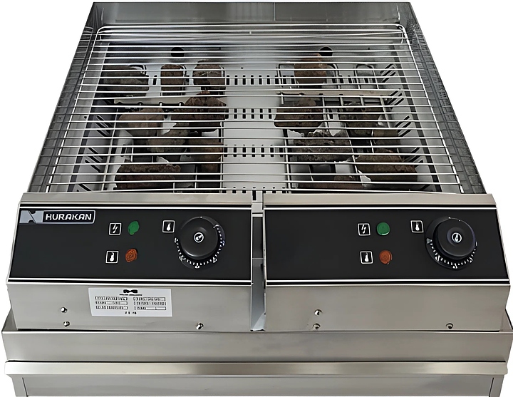 Гриль лавовый Hurakan HKN-140D — жарочные поверхности, ориентир от 26 590 ₽