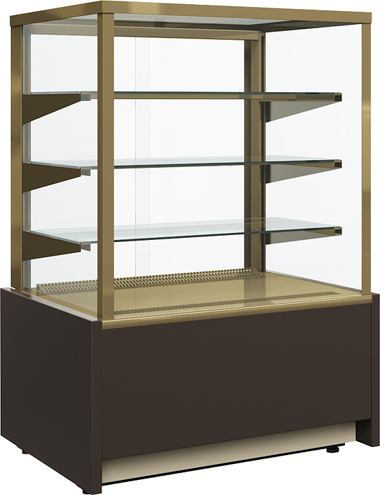Витрина кондитерская Carboma KC70 VM 0,9-1 Light (0102-0109, шоколад / золото) — витрины кондитерские, ориентир от 104 125 ₽