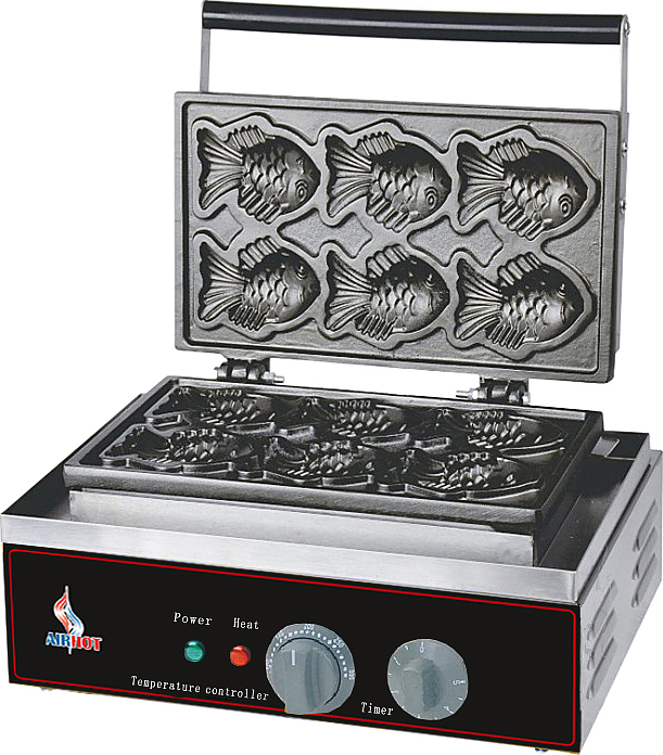 Вафельница тайяки Airhot WBF-6 FISH — вафельницы, ориентир от 12 390 ₽