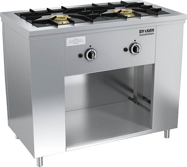 Плита газовая Вулкан ПРГ-IIA-2 Maxi — плиты газовые, ориентир от 113 144 ₽