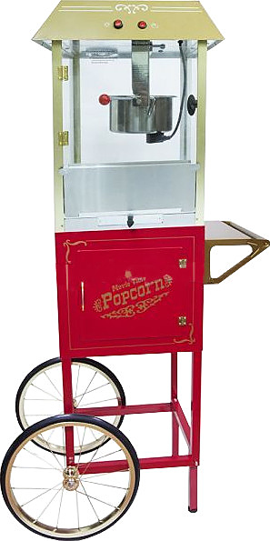 Аппарат для попкорна Enigma New (10OZ SS KETTLE With Cart) — аппараты для попкорна, ориентир от 35 075 ₽