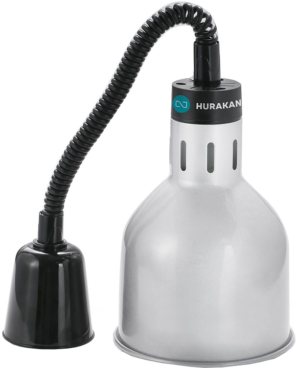 Лампа инфракрасная Hurakan HKN-DL775 серебряная — подогреватели блюд и посуды, ориентир от 4 694 ₽