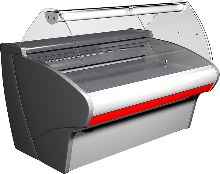 Витрина холодильная Carboma Bavaria G110 SV 1,5-1 (ВХСр-1,5 Сarboma Bavaria G110) (статика, с боковинами) —…