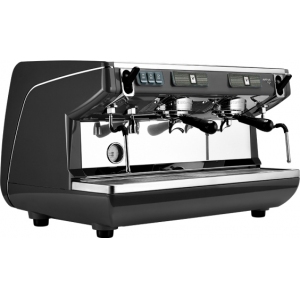 161889 Appia LIFE 2gr S 220V black+high groups+economizer Кофемашина-полуавтомат 2 группы (выс.), бойлер 11л, черная, 220V…