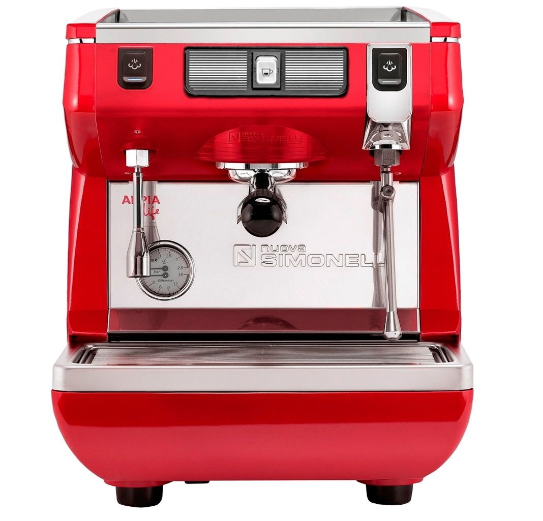 167515 Кофемашина Appia LIFE 1gr S 220V red+high groups — барные комбайны, ориентир от 217 348 ₽, Simonelli