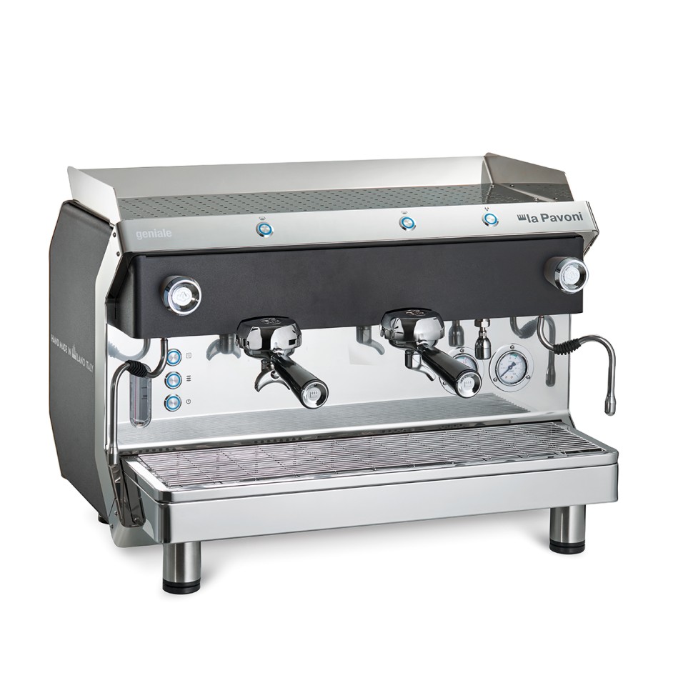 Кофемашина полуавтомат La Pavoni GENIALE2MNEU, цвет черный — барные комбайны, ориентир от 563 494 ₽