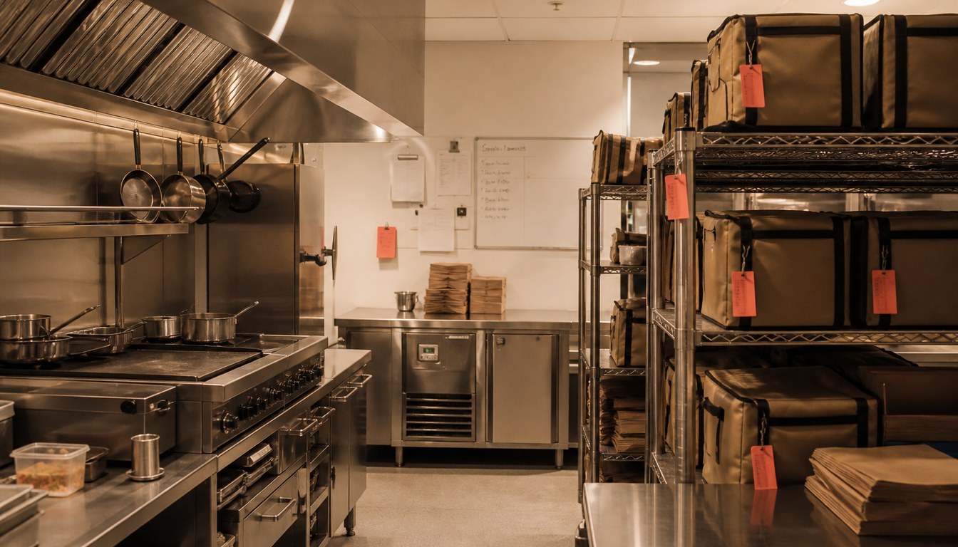 Формат: Dark kitchen — тепловая линия и экспедиция с термосумками